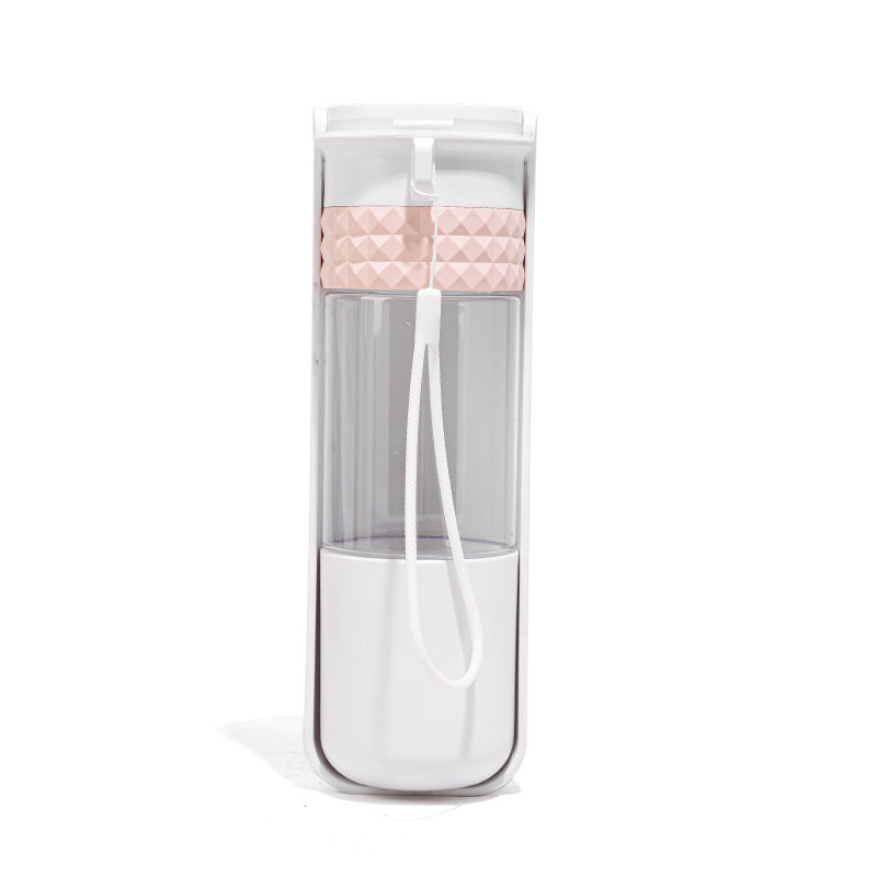Folding portable dog water cup