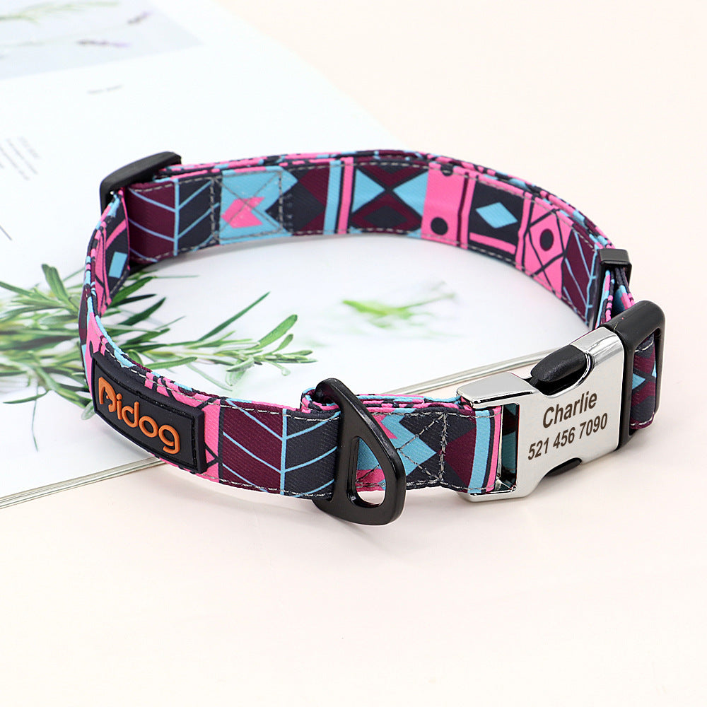 Personalised dog collar