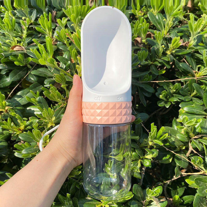 Folding portable dog water cup
