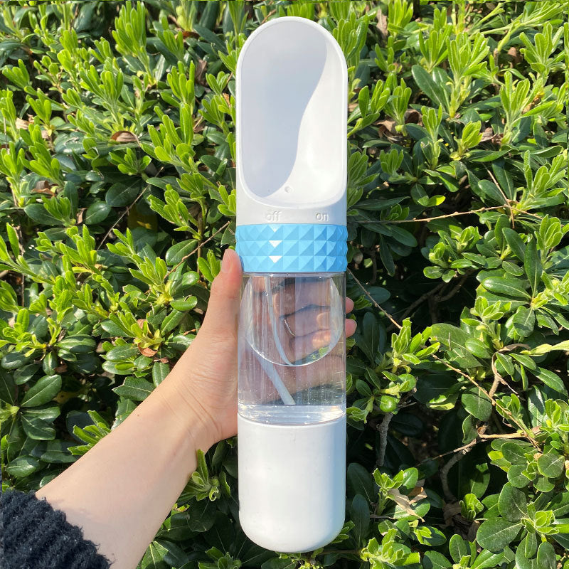 Folding portable dog water cup