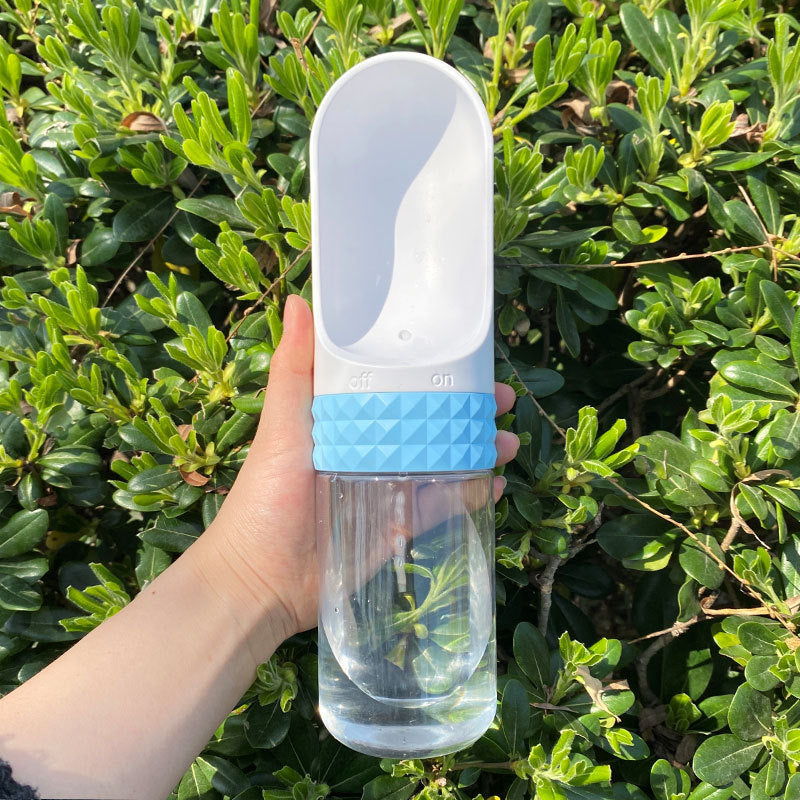 Folding portable dog water cup