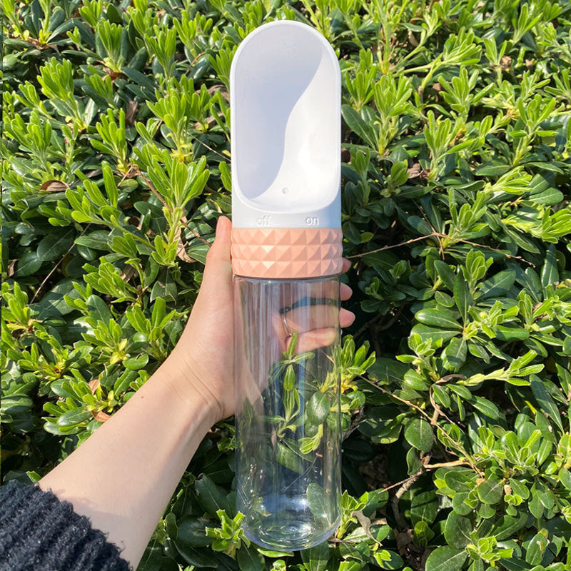 Folding portable dog water cup