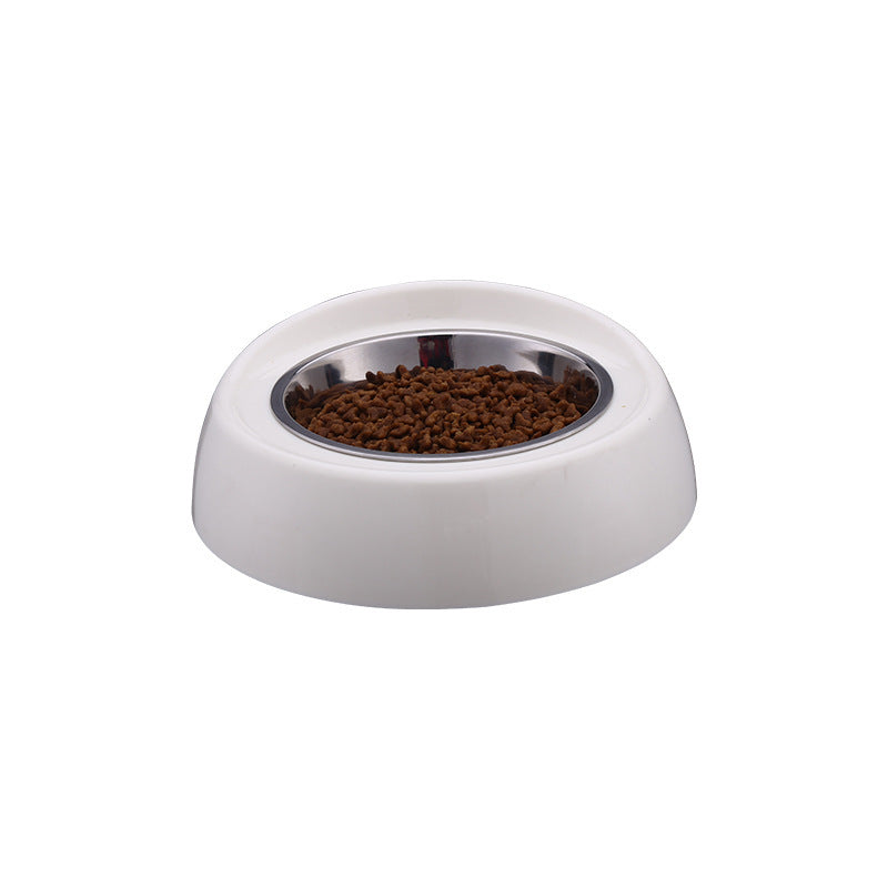 Raised pet food bowl