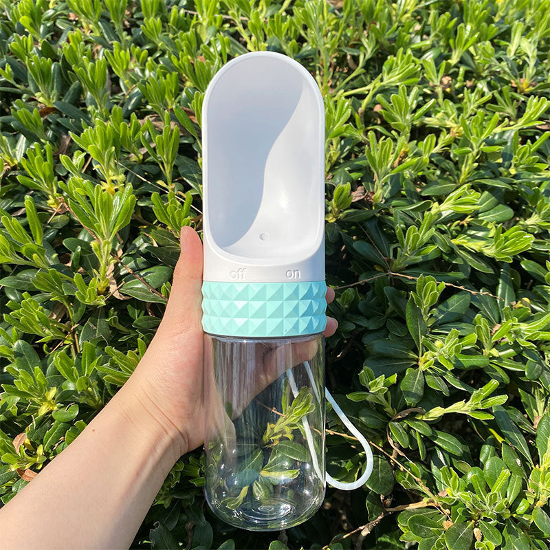 Folding portable dog water cup