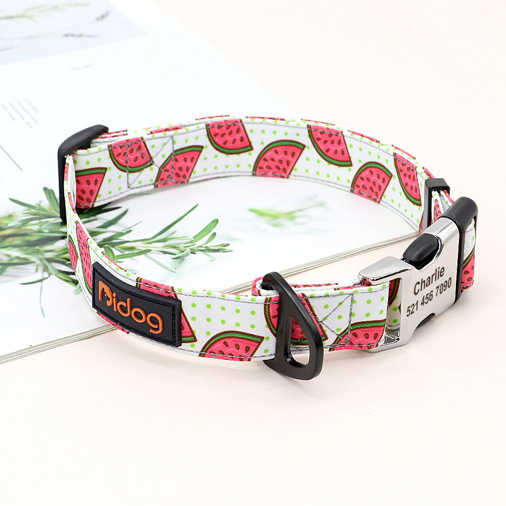 Personalised dog collar