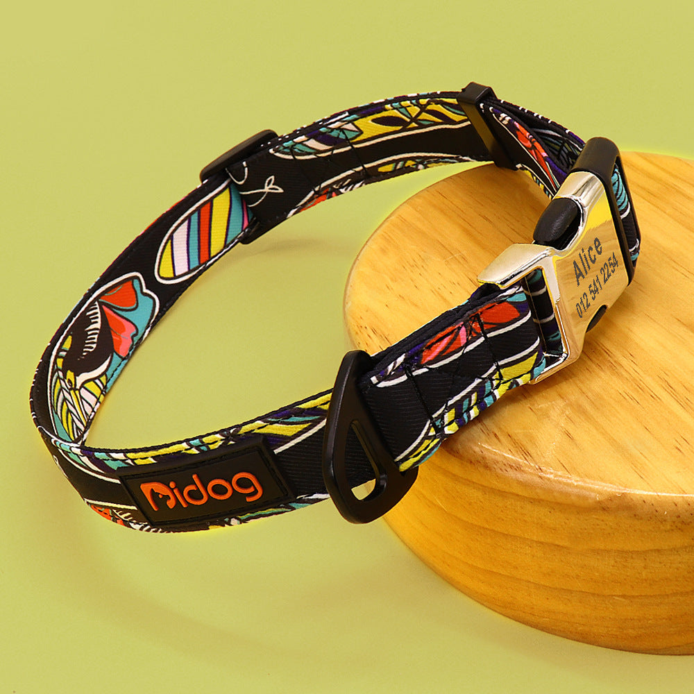 Personalised dog collar