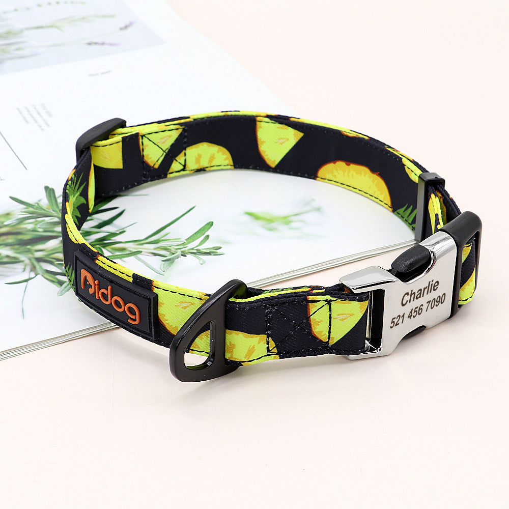 Personalised dog collar