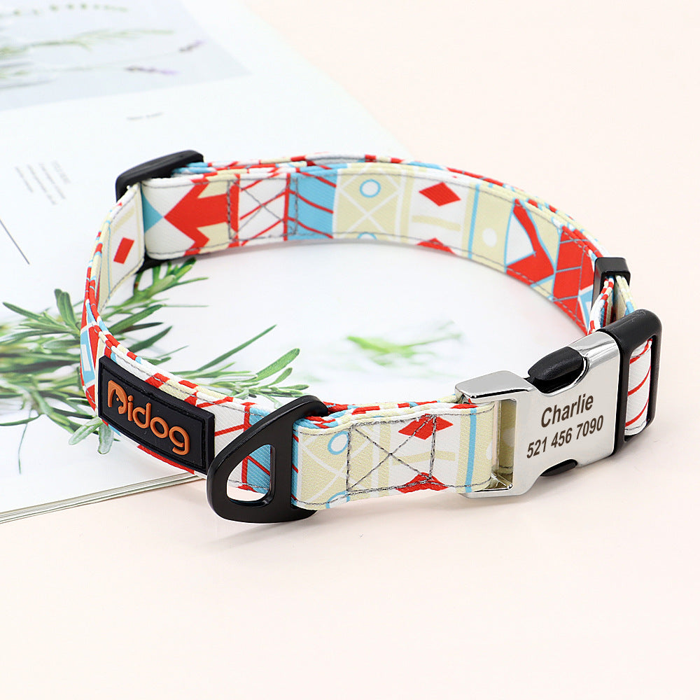 Personalised dog collar