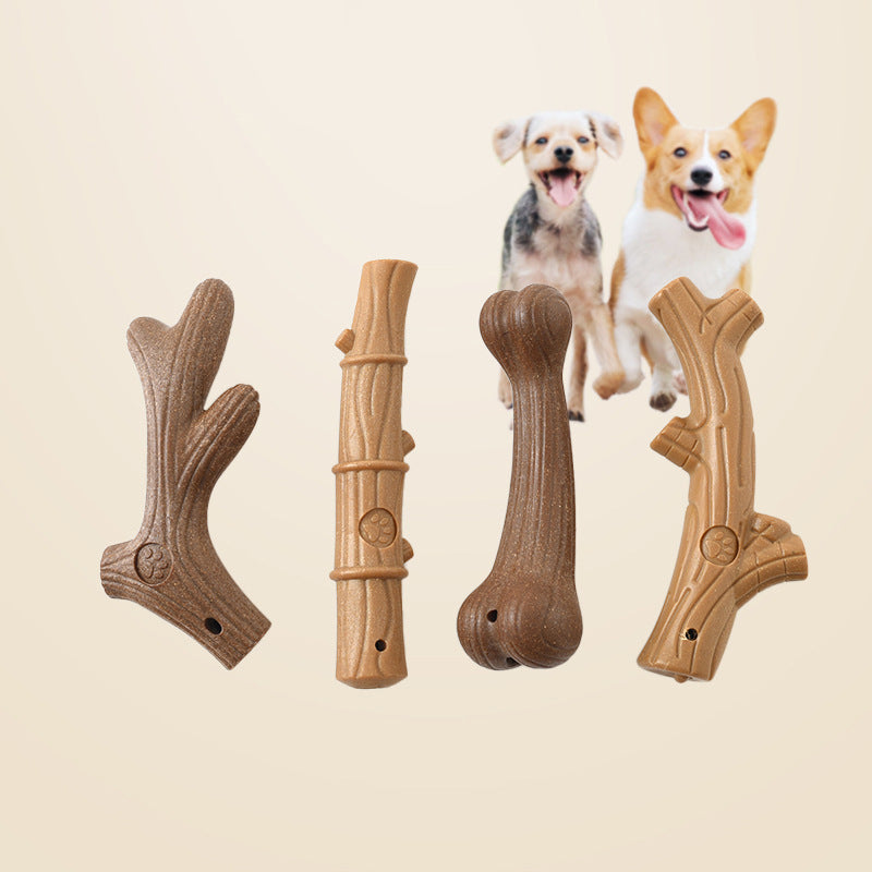 Woodland shaped dog toys strong bite resistance.