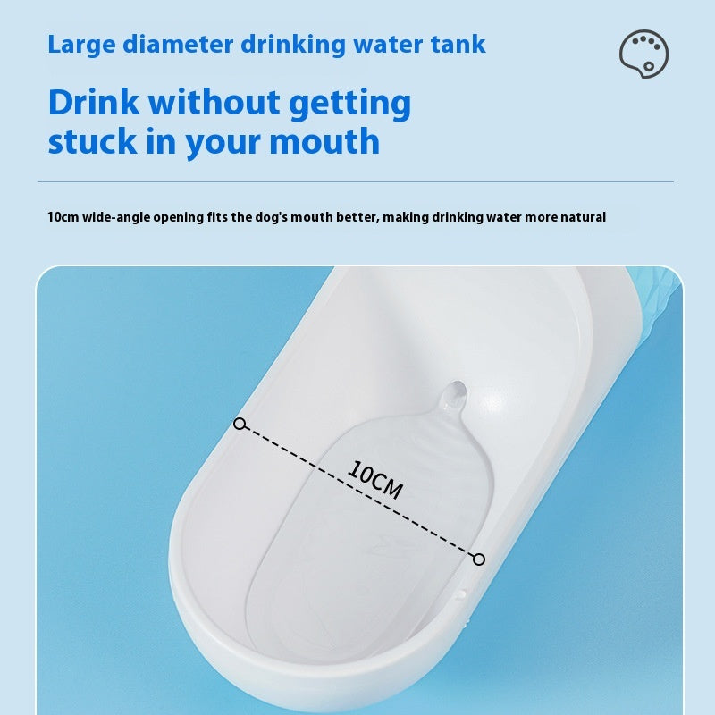 Folding portable dog water cup