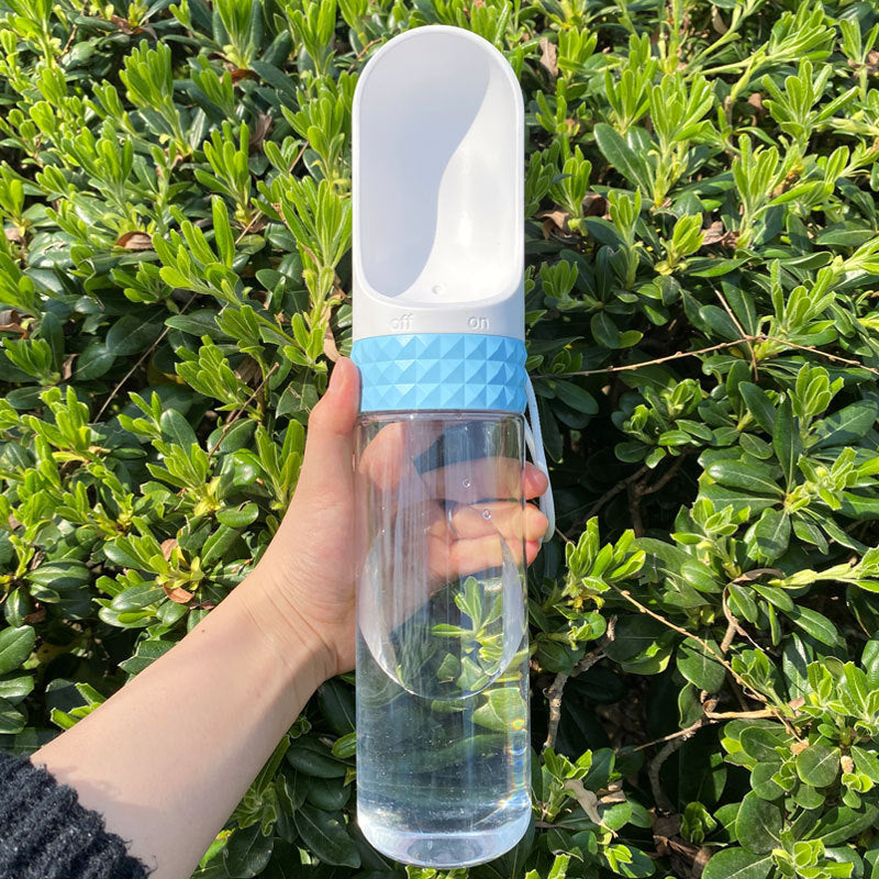 Folding portable dog water cup