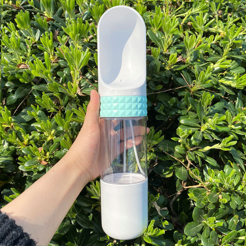 Folding portable dog water cup