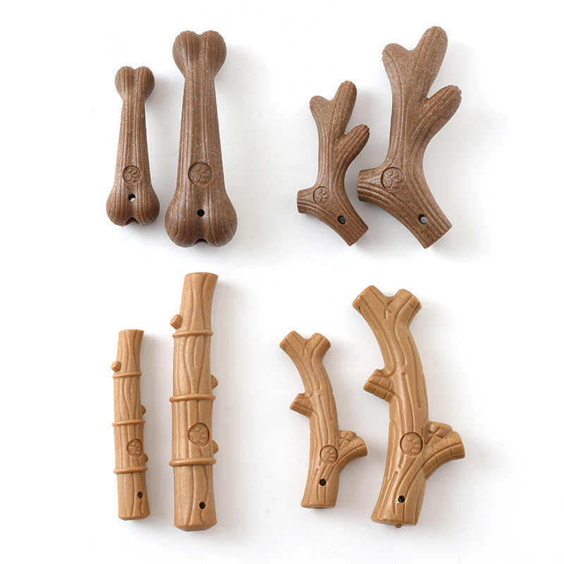 Woodland shaped dog toys strong bite resistance.
