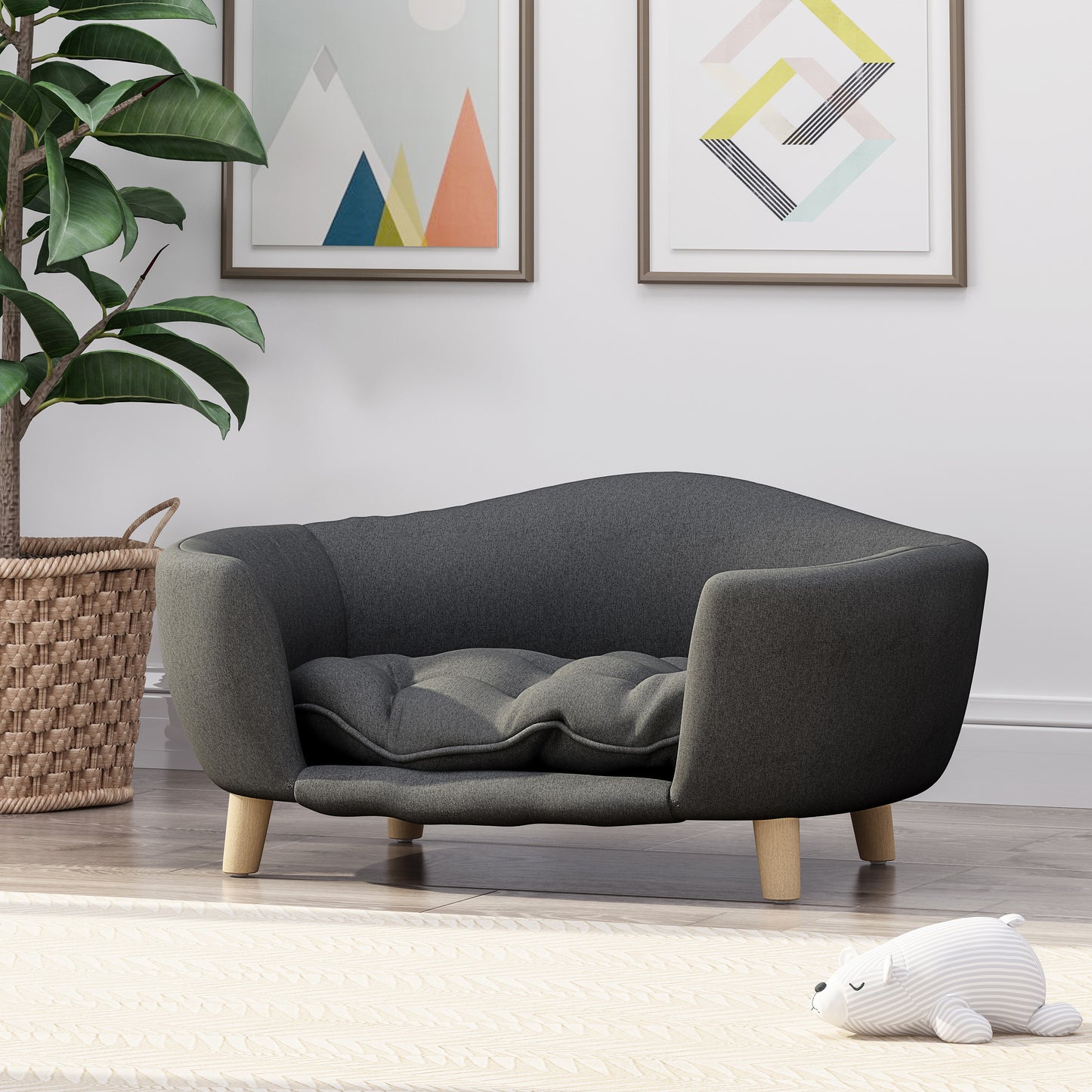Luxury elevated pets bed