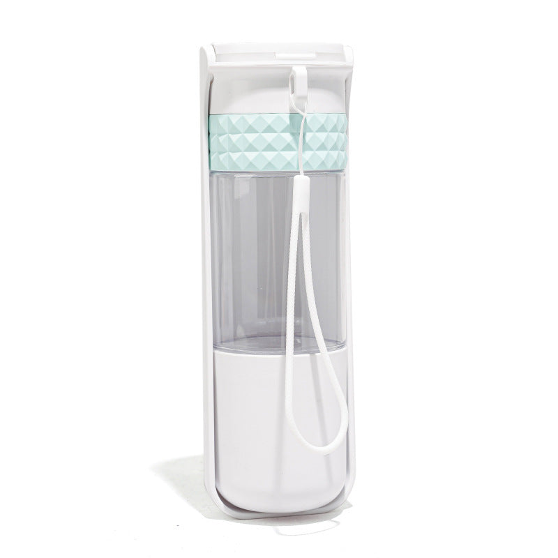 Folding portable dog water cup